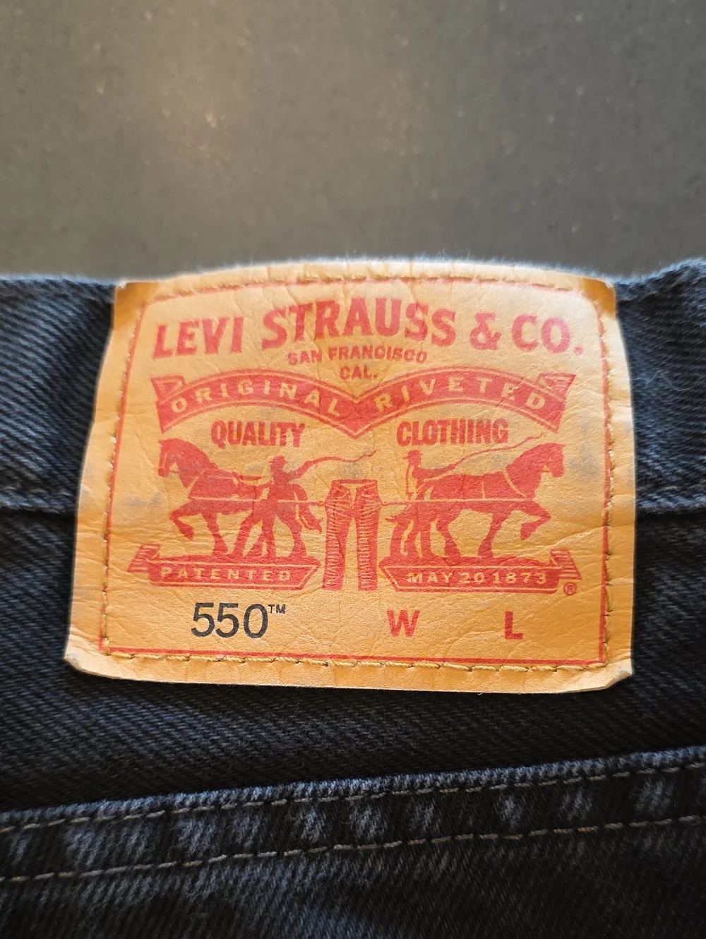 Levi's Men's 550 Relaxed Fit Jeans - Black